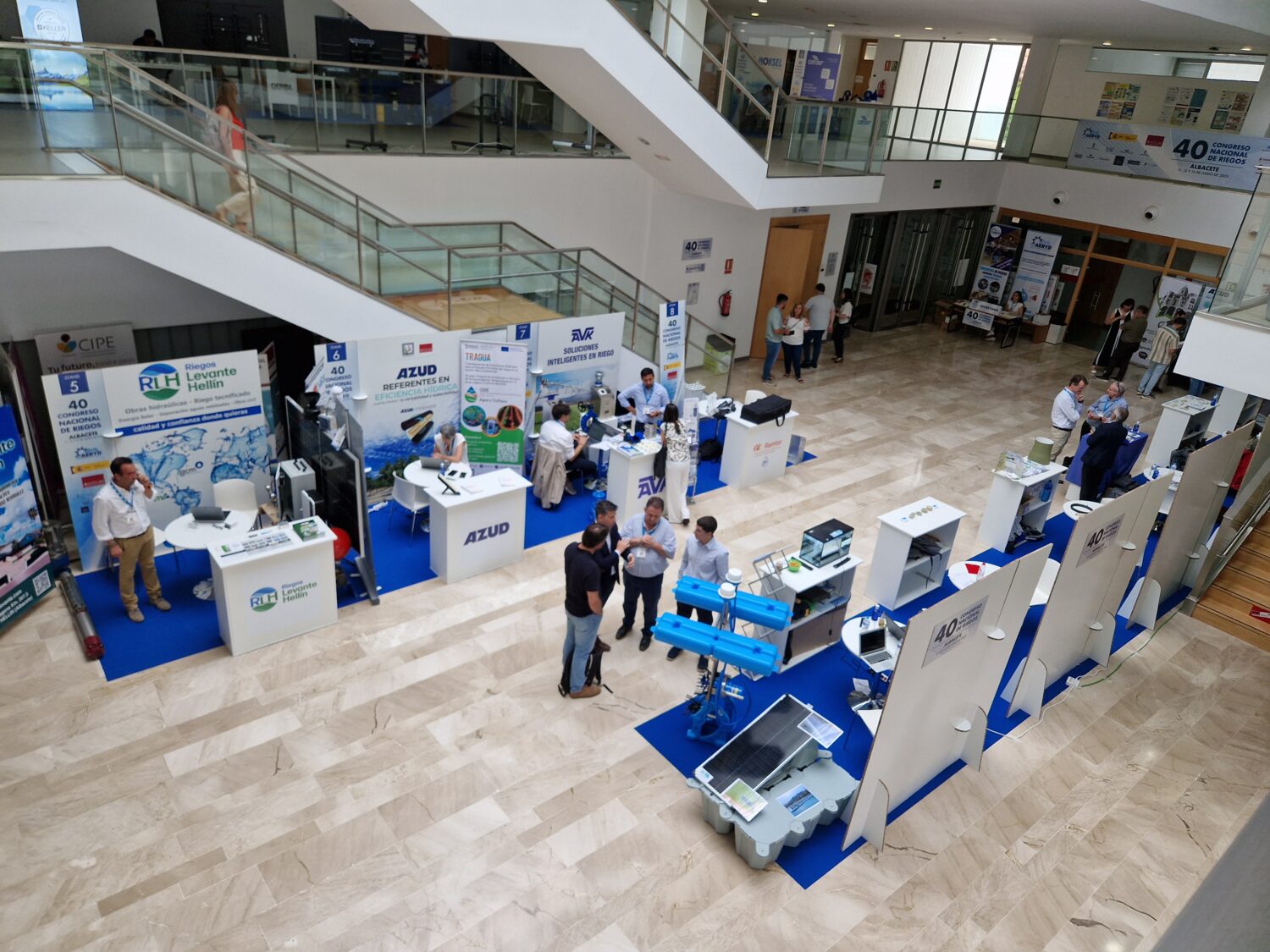 Hall del 40 Congreso Nacional de Riegos