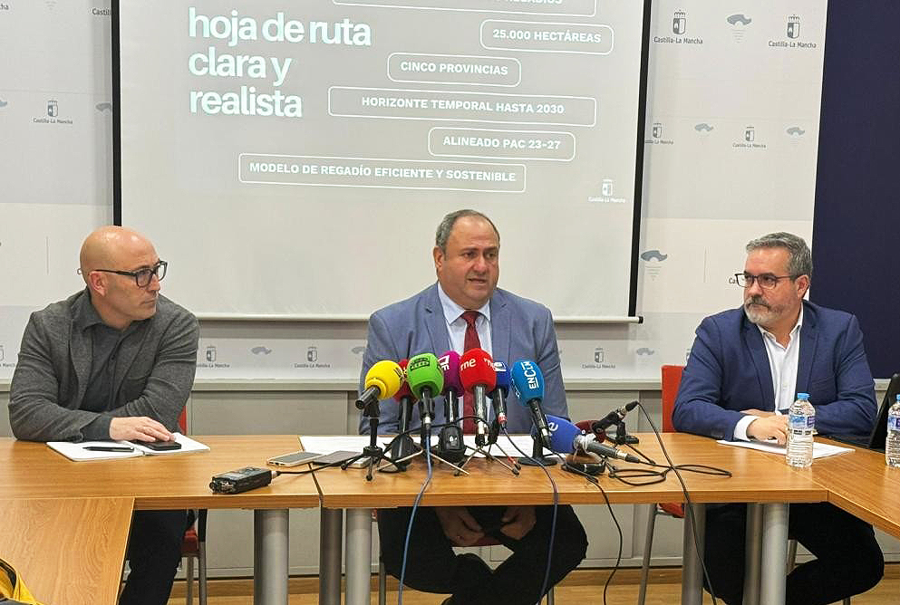 Cabecera presentación nuevos regadíos CLM 2022-2030