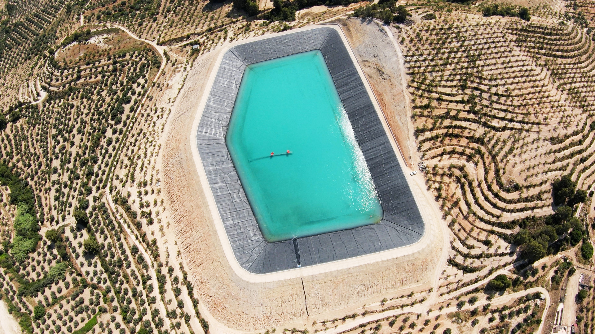 Vista aérea balsa Férez