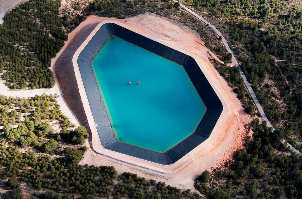 Balsa de Alcadozo terminada