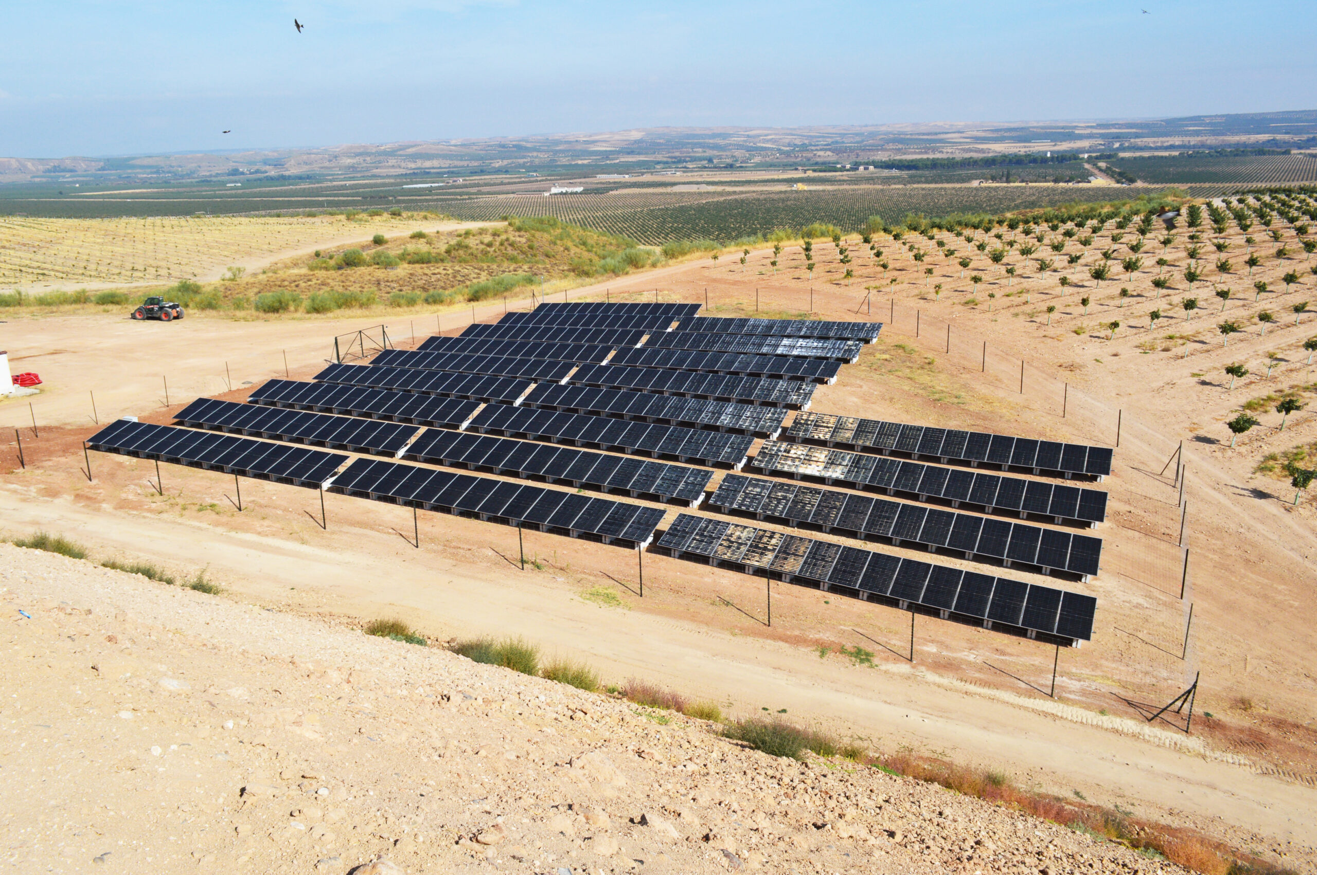 Planta solar fotovoltaica terminada en San Martín