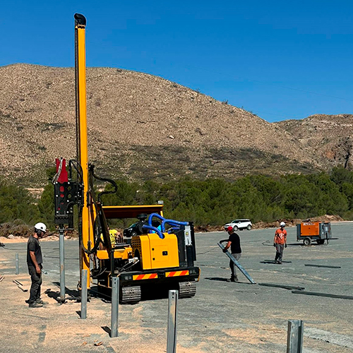 Inicio bombeo solar Agramón
